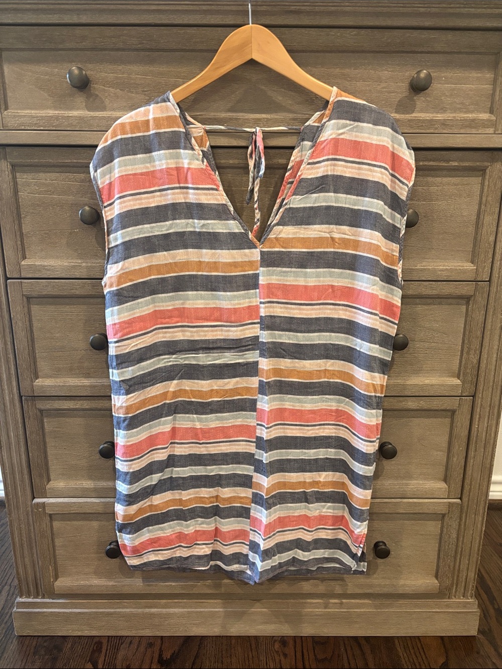 Madewell Striped Cotton Swim Coverup